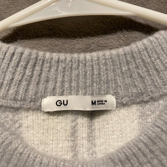 GU plaid cropped sweater - Picture 2 of 4